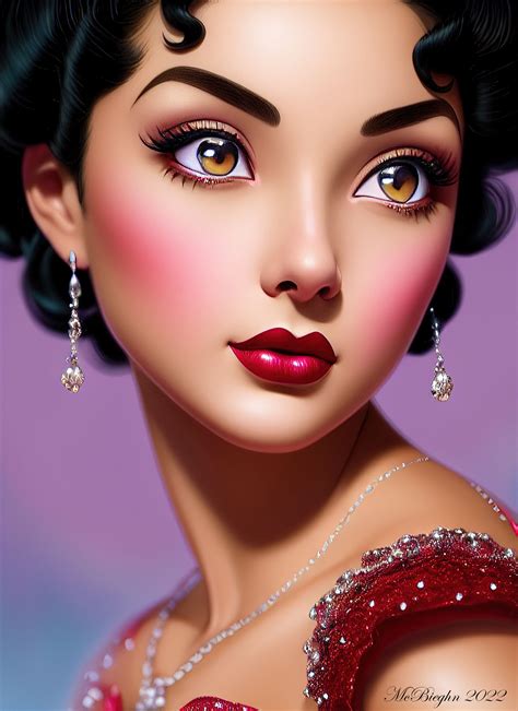 betty boop realistic